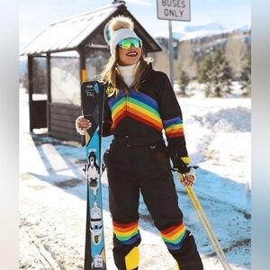 NWT Tipsy Elves Midnight Shredder Ski Suit Snow Womens Sz XS